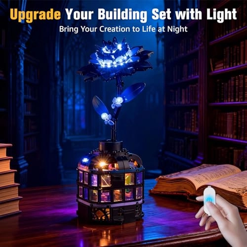 Lego Upgrade Light Kit (76784) - Black Dahlia Flower Wednesday