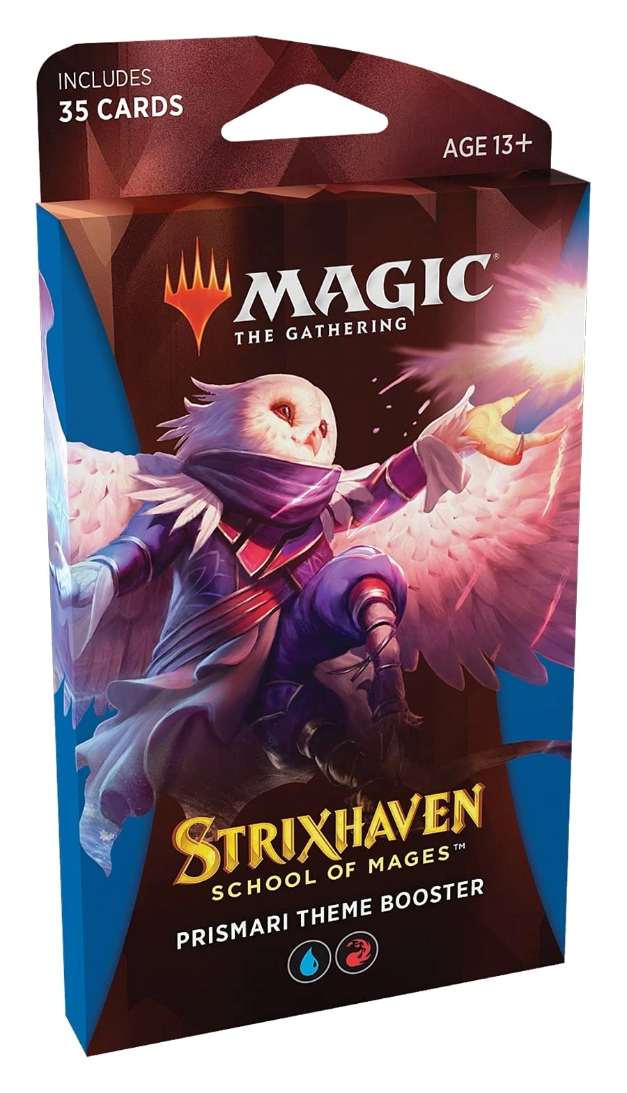 Magic TCG Silverquill Theme booster (WB) + Prismari Theme booster (UR) + Witherbloom Theme booster (BG) + Lorehold Theme booster (WR) + Quandrix Theme booster (UG)