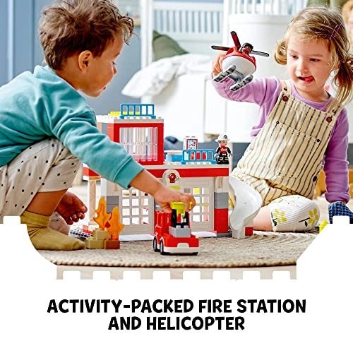 Fire Station & Helicopter Playset (10970)