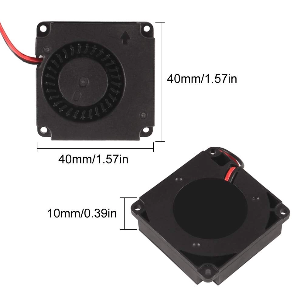 3D Printer Brushless Cooling Fan - 4PCS 40x40x10mm