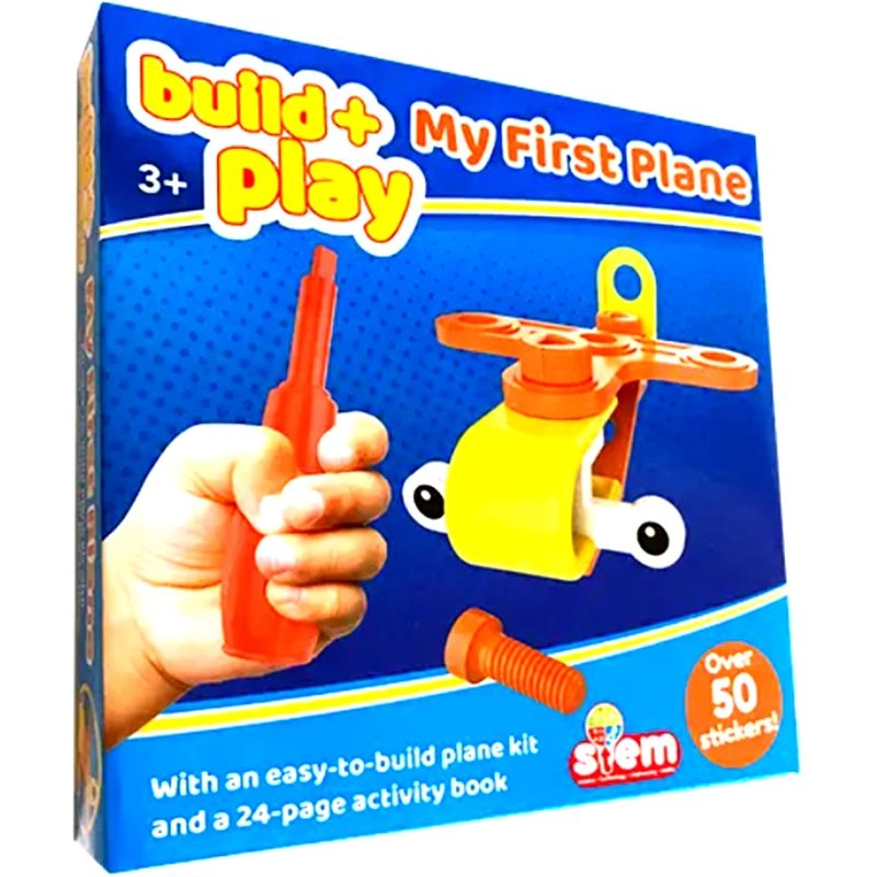 Curious Universe My First Plane Build And Play With Activity Book - Suitable for 4 years and above