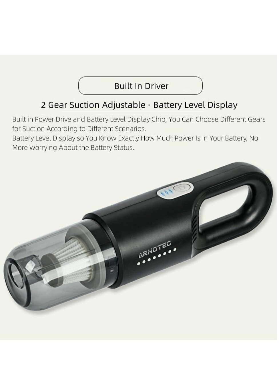 Handhed Cordless Vacuum Cleaner - 6,000 mAh