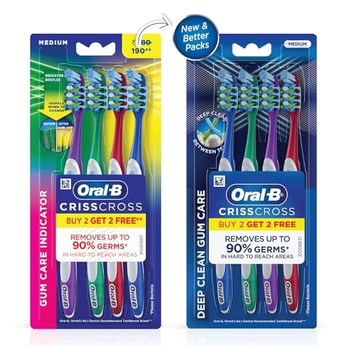CrissCross Gum Care - Medium 4-Piece Pack