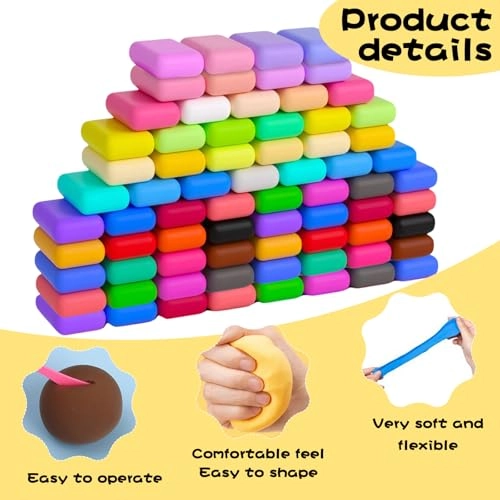 Air Dry Clay - polymer clay 149 Pieces