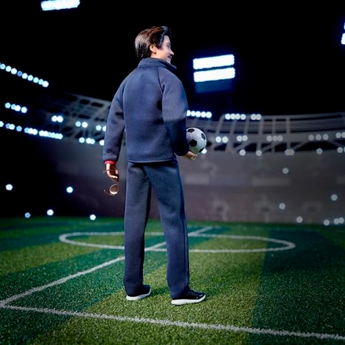 Ted Lasso Collectible Doll - Iconic Blue AFC Richmond Tracksuit Aviators Displayable Packaging