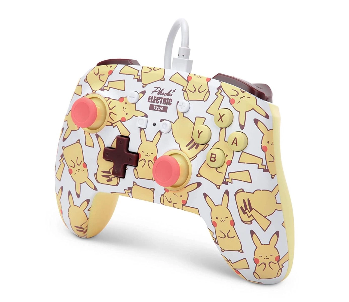 Nintendo Switch Enhanced Wired Controller Pikachu Moods