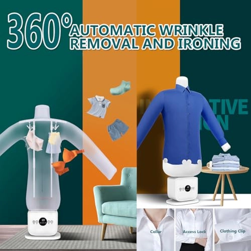 Automatic Hot Air Dryer & Iron - 1400W Vertical Hot Air