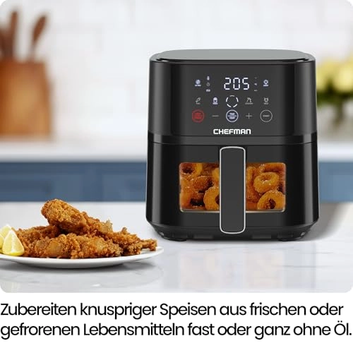 ChefmanTurboFry Touch Easy-View RJ38-4TW-BLK-DS-EU