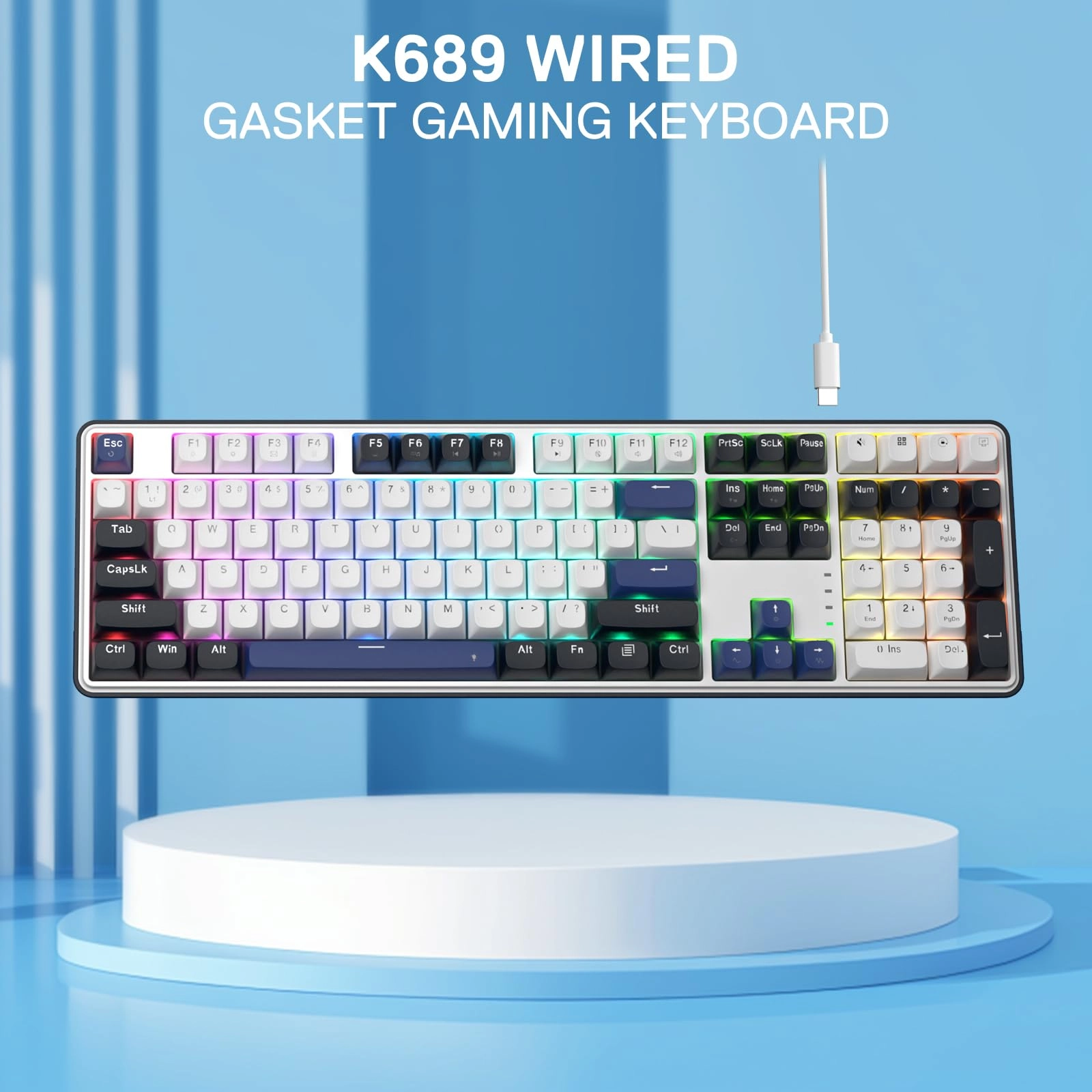 K689 PRO - QWERTY Wired/Wireless