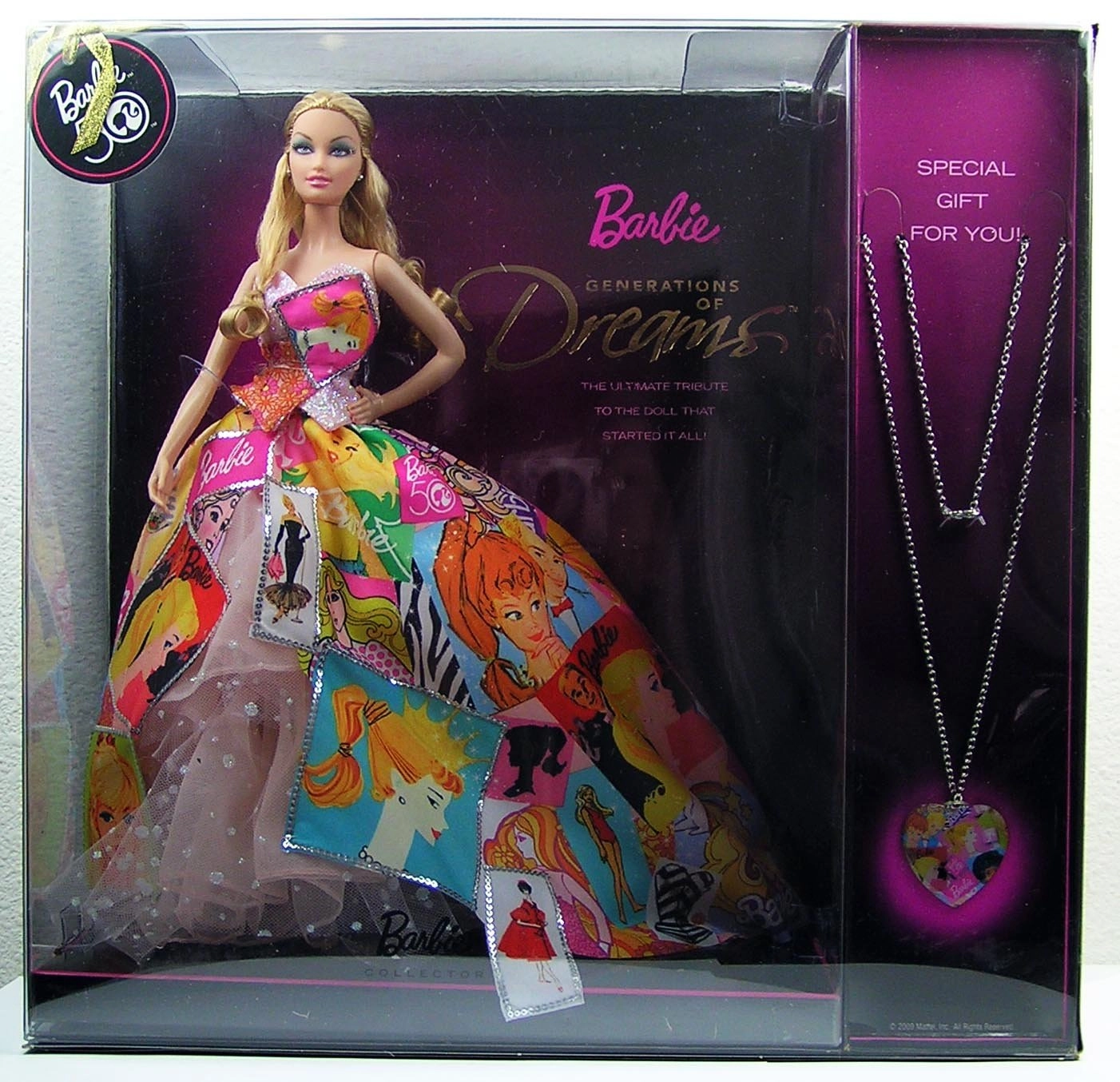 Barbie 50th Anniversary Generation of Dreams Doll - Bonus Necklace
