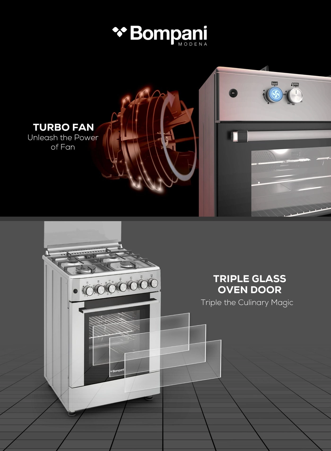 BO614BIXT GAS Cooker