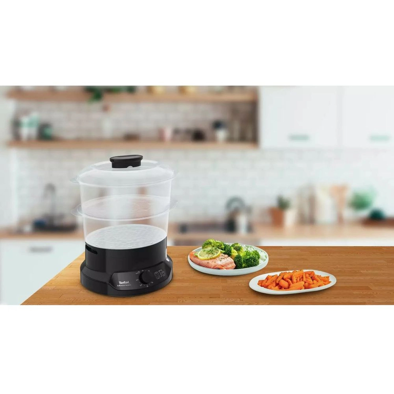 Mini Compact Food Steamer - 6 Liter Free Standing