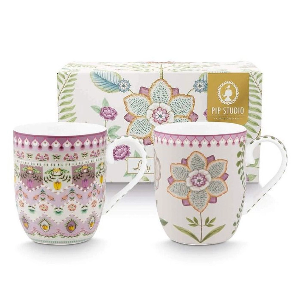 PIP STUDIO Lily & Lotus Mug - 2 pcs - 145 ml