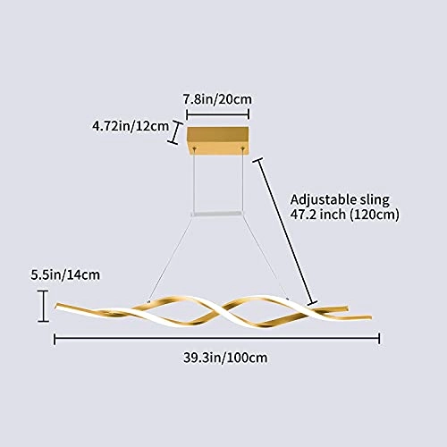 Modern Chandelier - 3000K-6000K Dimmable