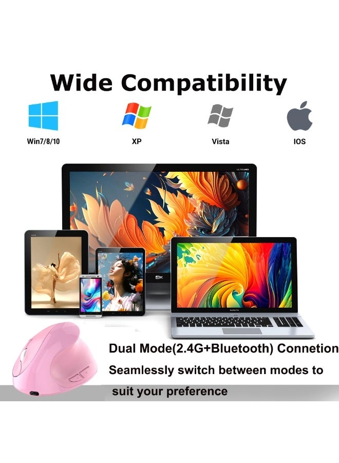 Vertical Mouse - BT5.0/4.0/2.4G