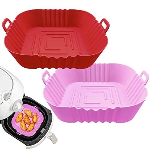 Square Air Fryer Silicone Liners - Food grade silicone 2 piece(s)