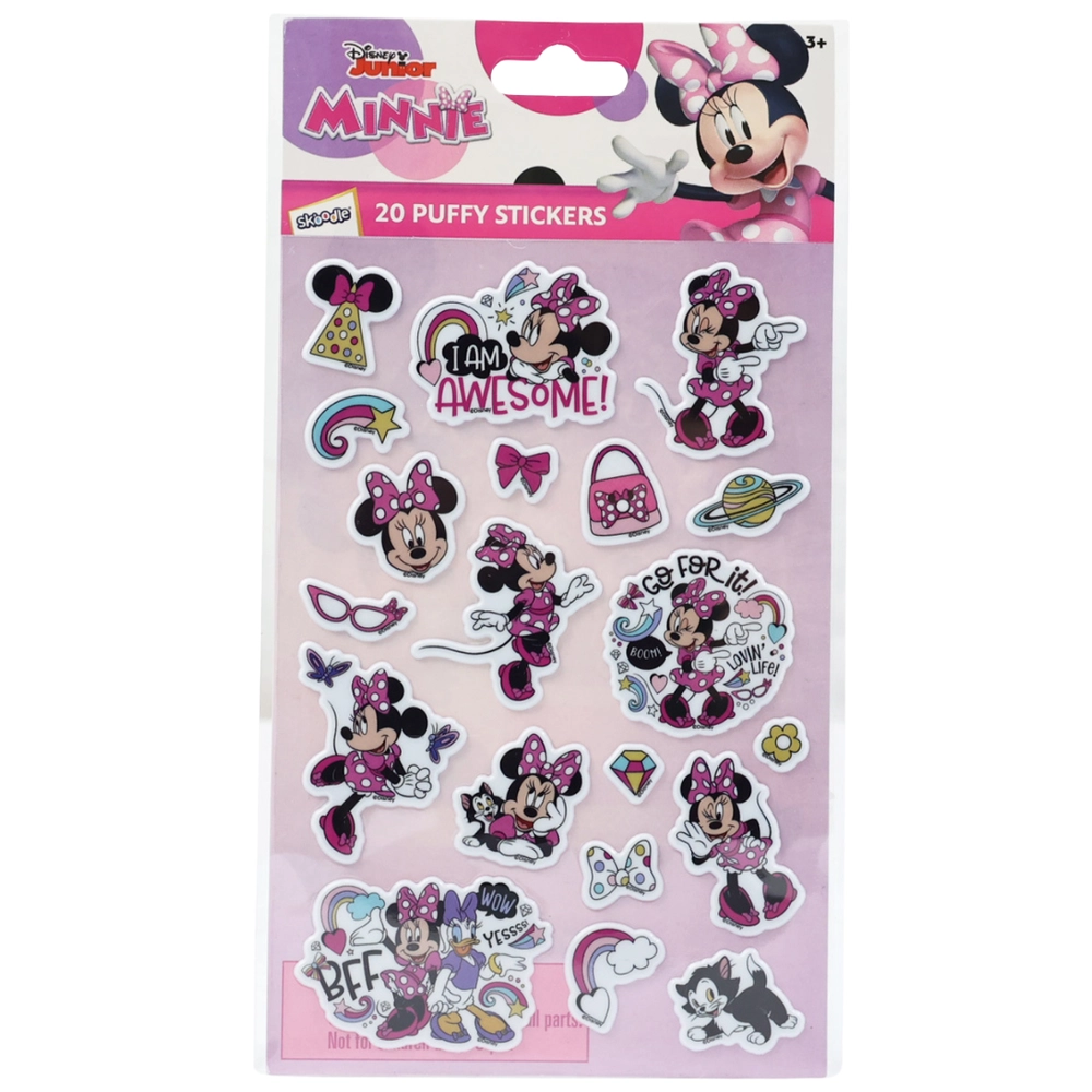 Minnie Sticker Book 3D Puffy 20 pcs