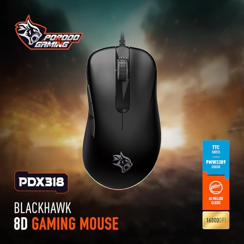 BlackHawk 8D Gaming Mouse - Wired