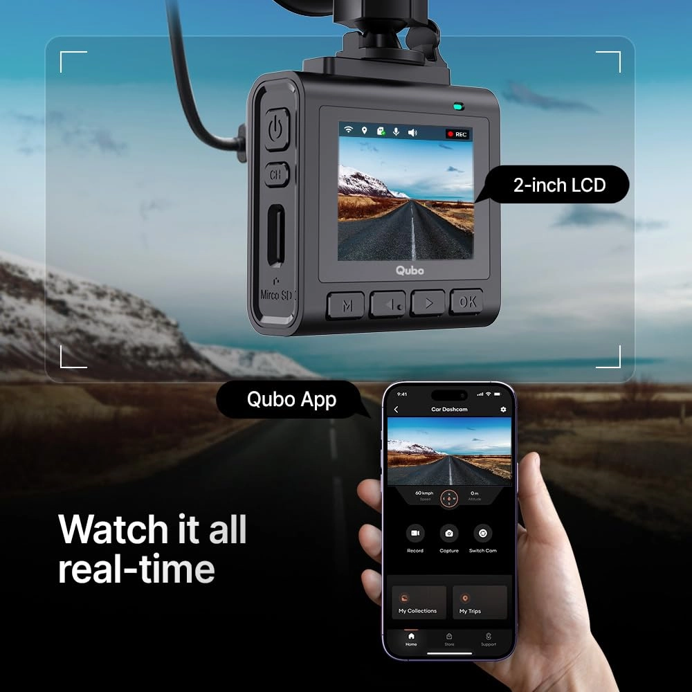 Dash Cam Pro 2.7K - 2560x1440