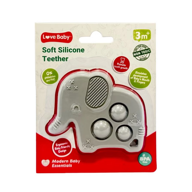 LOVE BABY Teether Elephant - Silicone