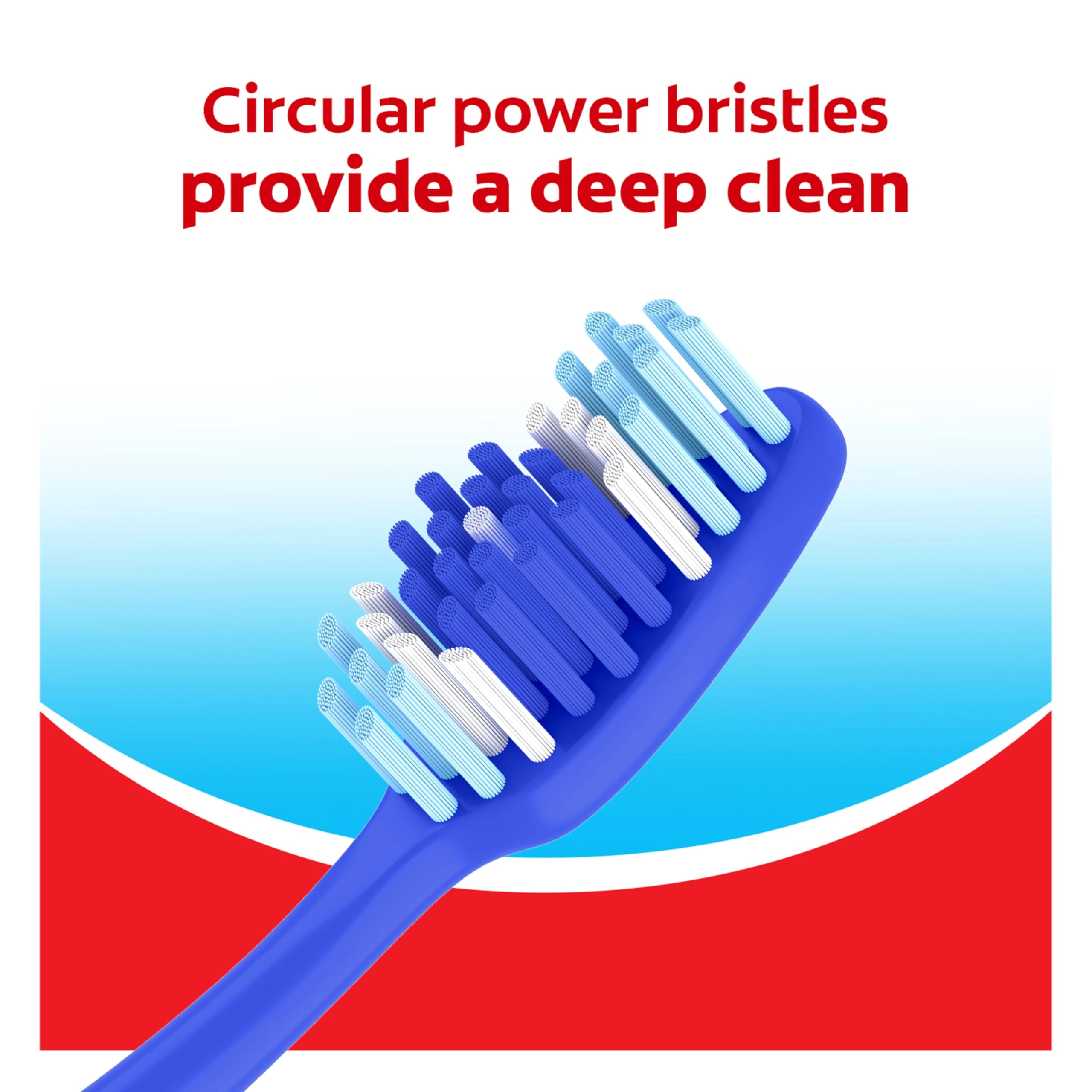 Extra Clean Full Head Toothbrush - Medium 6-Piece Pack