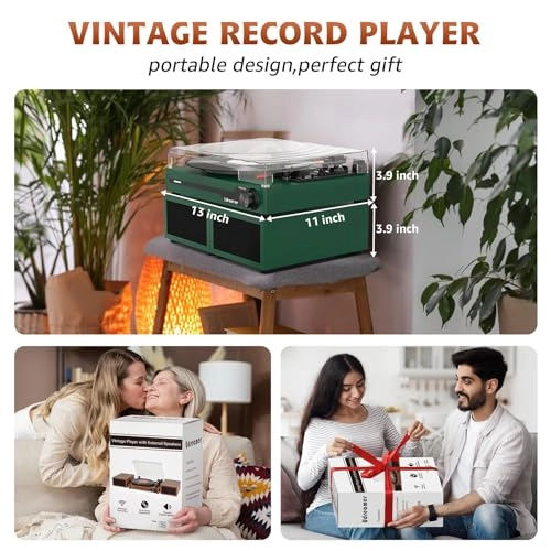 Vinyl Record Player - belt-driven