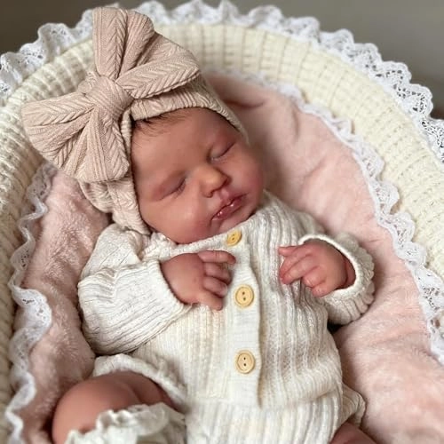 LOULOU Reborn Baby Doll - 20 Inch Vinyl Girl Ages 3+