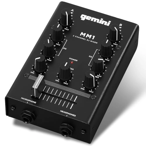 Gemini Sound 2-Channel DJ Mixer