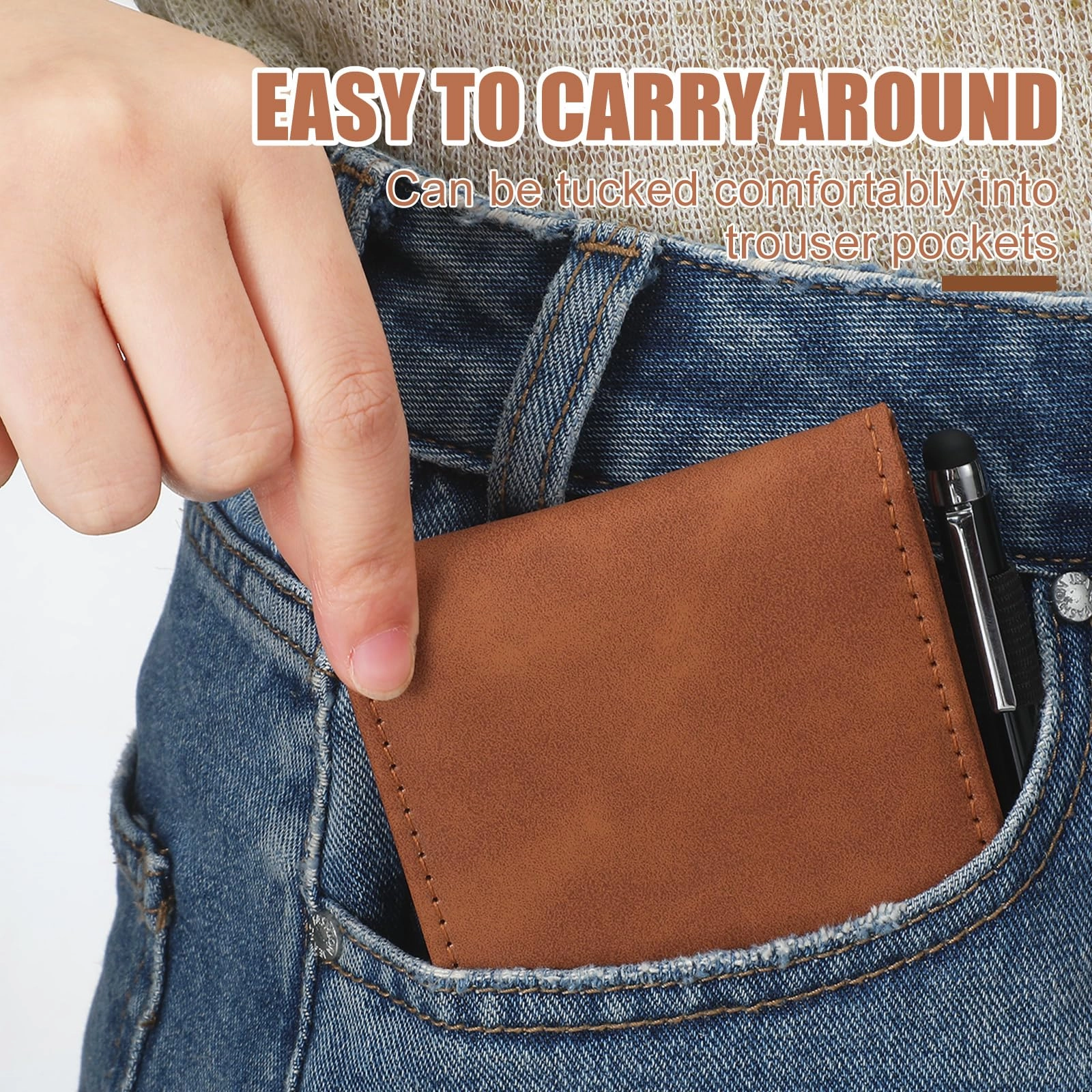 Mini Pocket Notepad Holder - 50 Lined Sheets 10 Pcs