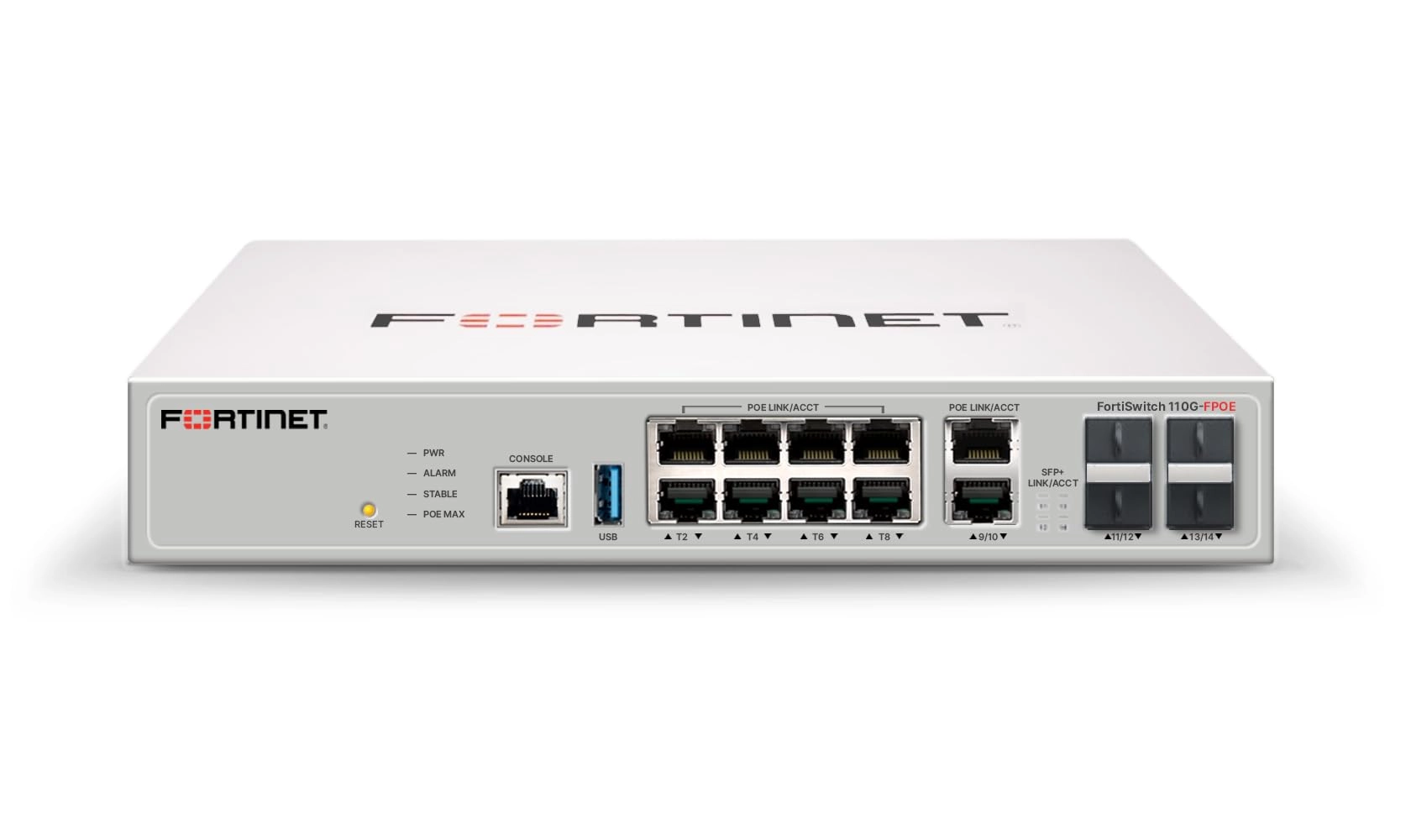 Fortinet FS-110G-FPOE - 8-ports