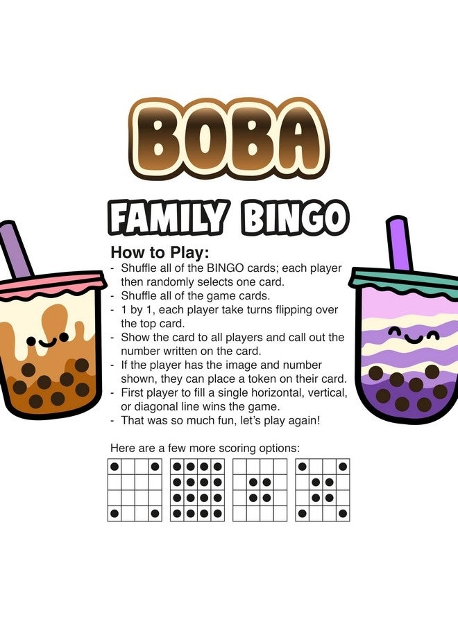Boba Bonanza - Card Game
