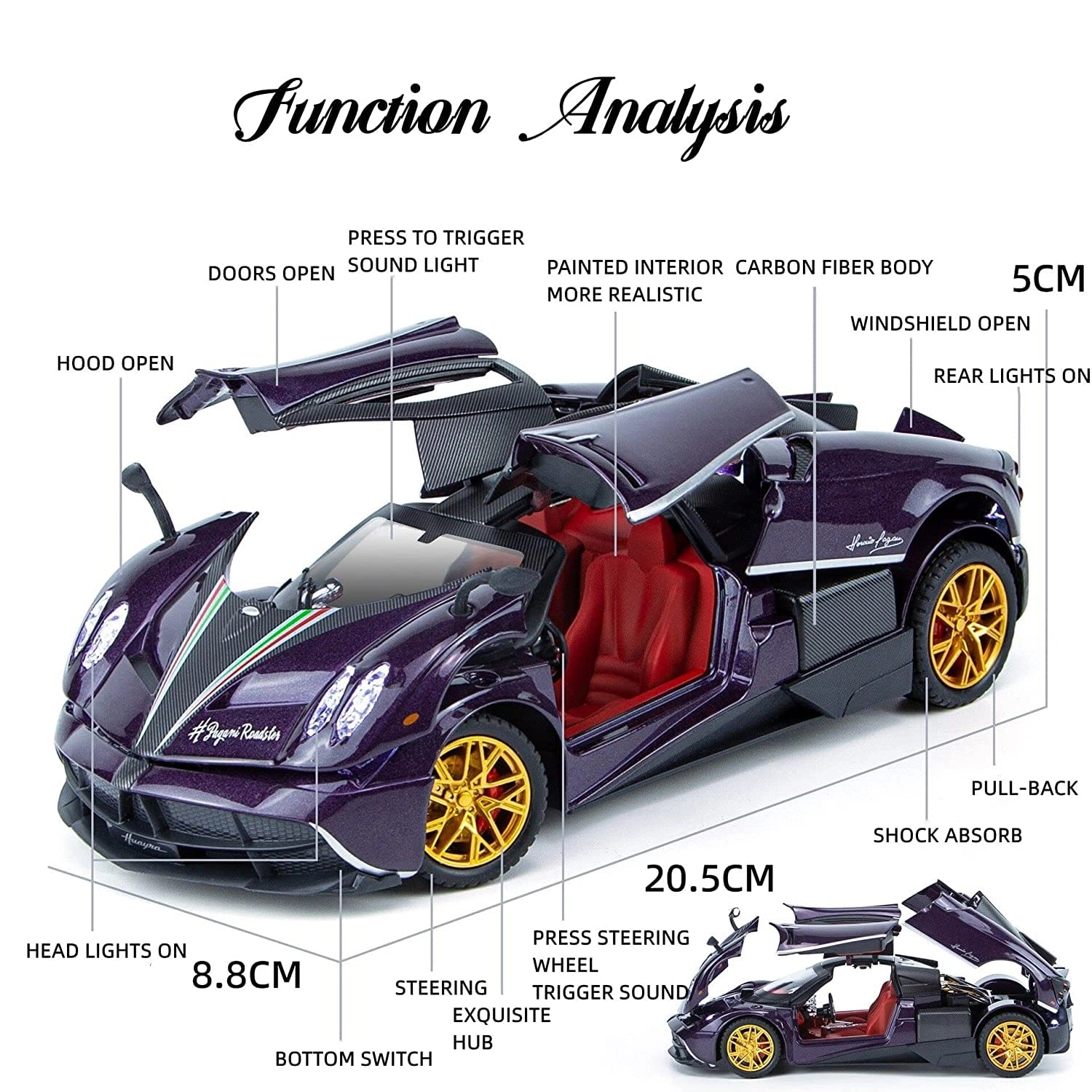 Pagani 1:24 - 1pcs