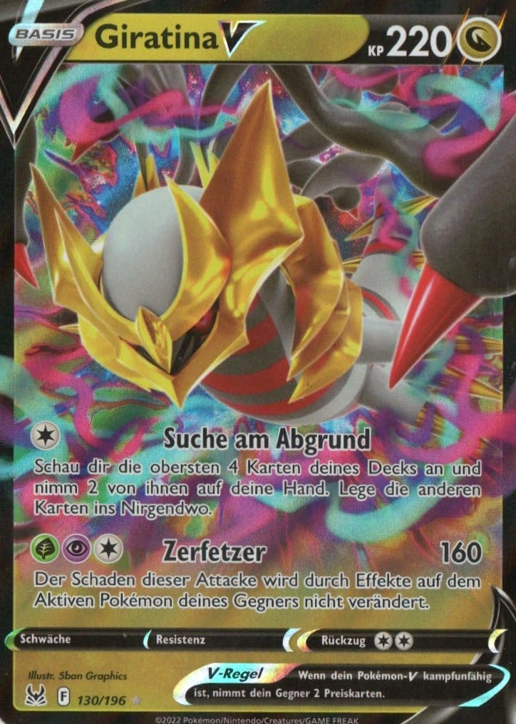 MZTCG Pokemon Giratina V LOR 130 - German