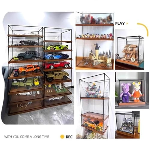 Acrylic Display Case - 62x30x20 cm for Lego 76139 Car Model