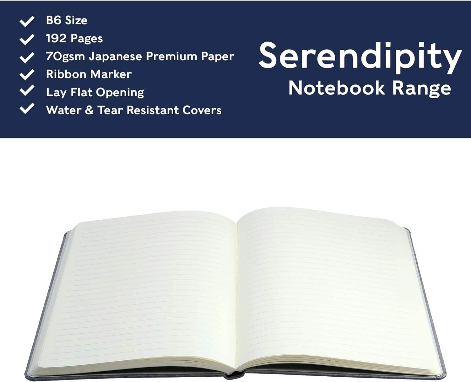 Serendipity B6 - Lined 192 Pages