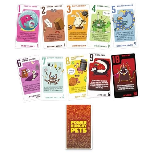 Power Hungry Pets - Card Game