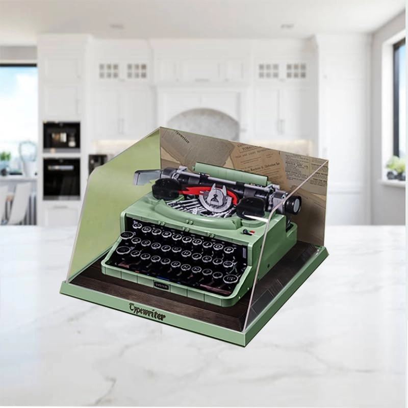 Acrylic Display Case for LEGO 21327 Ideas Typewriter - 3mm thickness