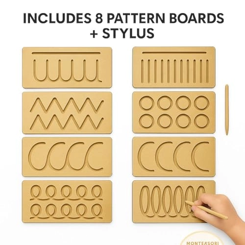 Wooden Tracing Board - 2+ 4 pieces