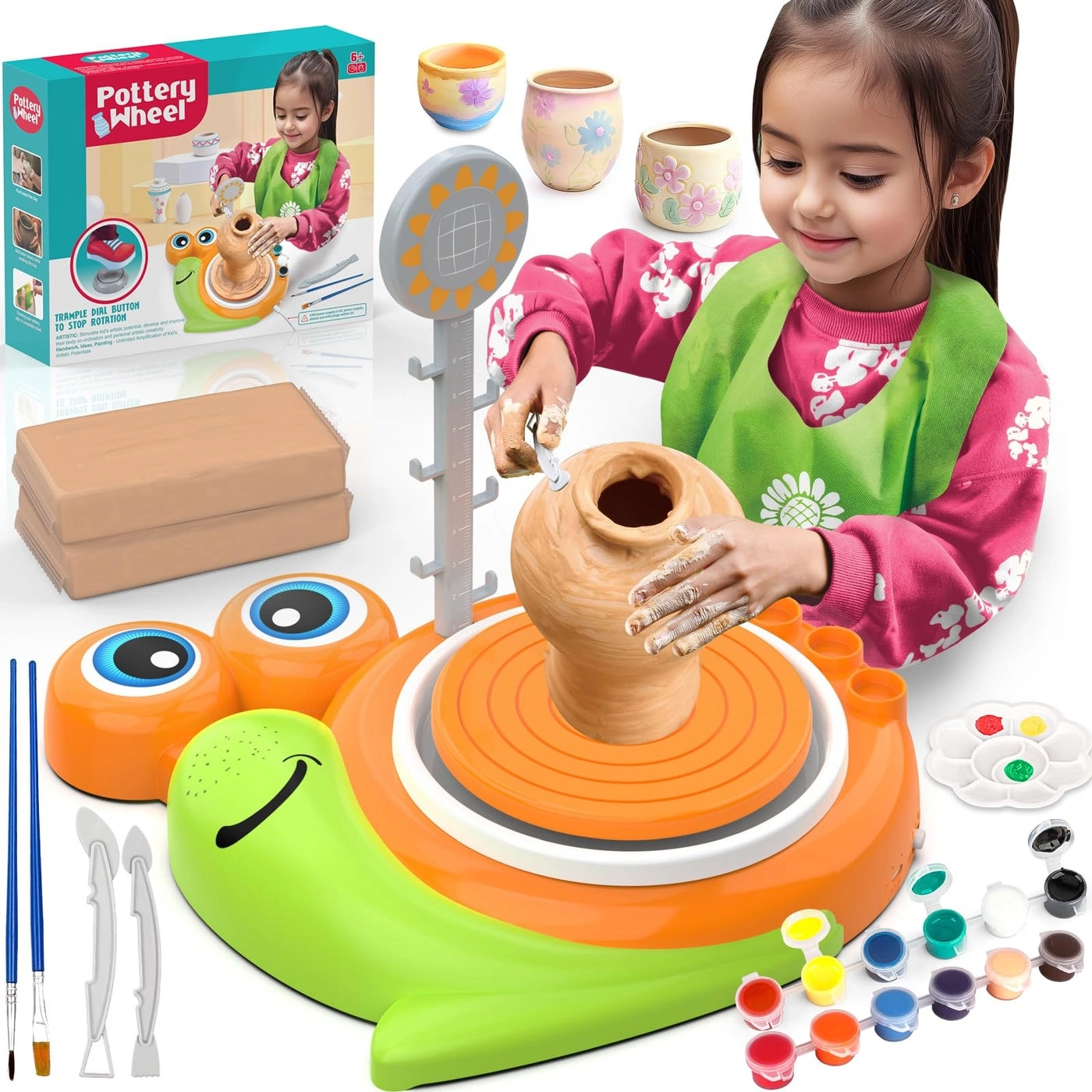 Pottery Wheel - Air Dry Clay 772g Kit
