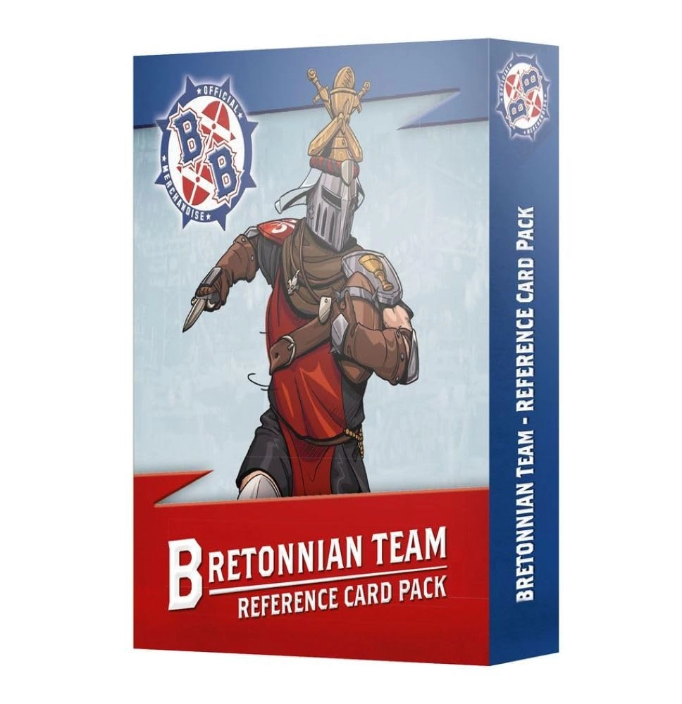 Games Workshop Blood Bowl: Bretonnian Team Reference Card Pack