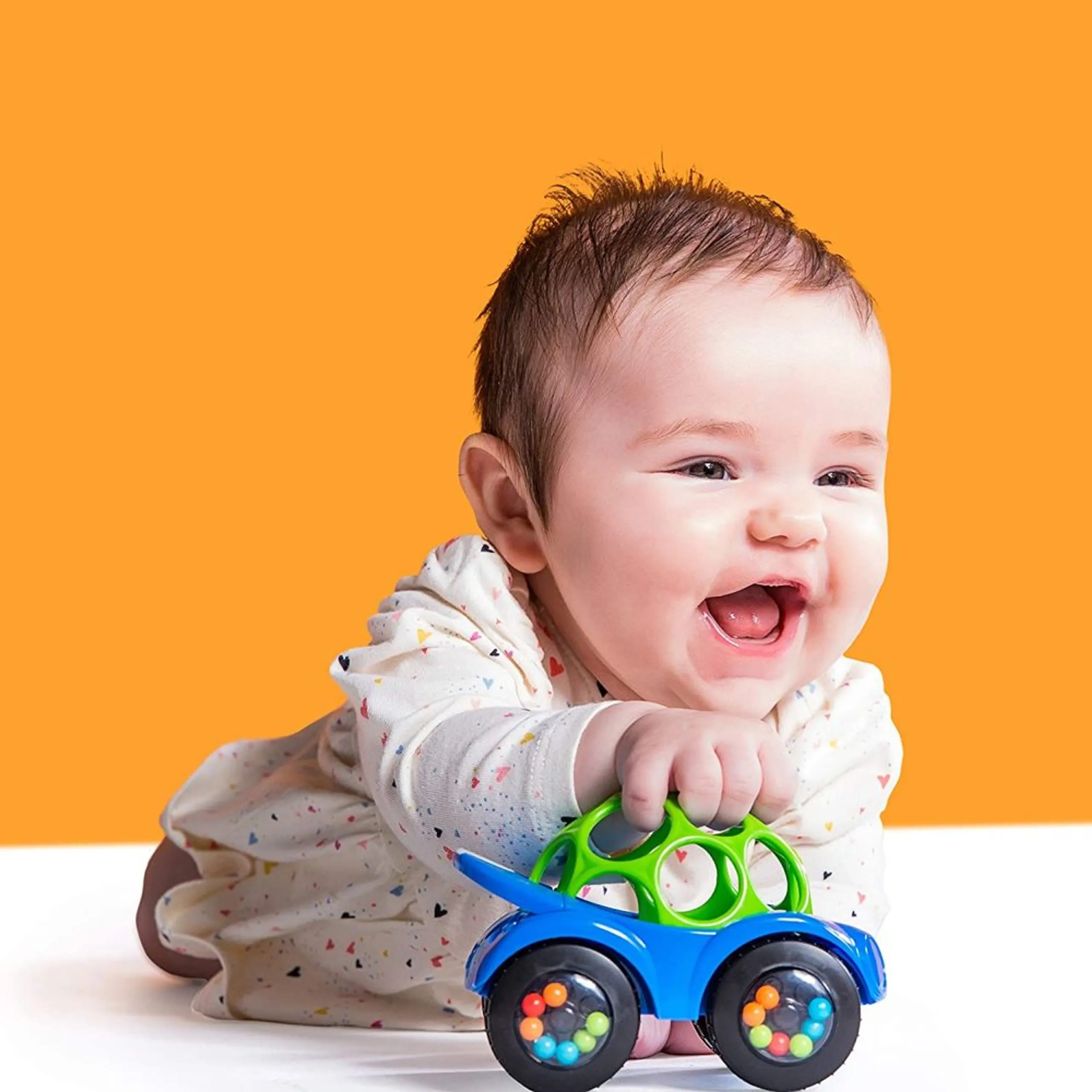 Rattle & Roll Toy - 3 months Oball material 1pc