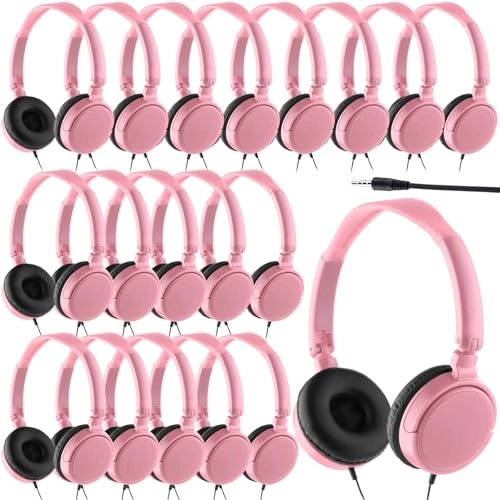 Classroom Headphones Wired Headphone 18 Pack