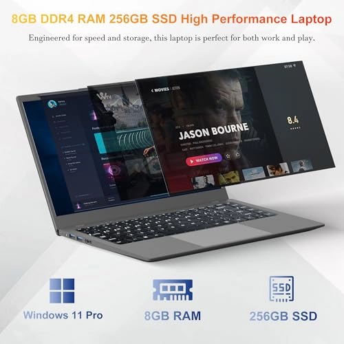 14 Celeron Laptop - 14'' 256GB 8GB Celeron N4000