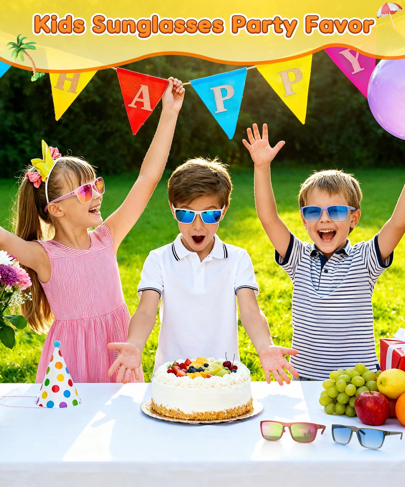 Kids Sunglasses - Red