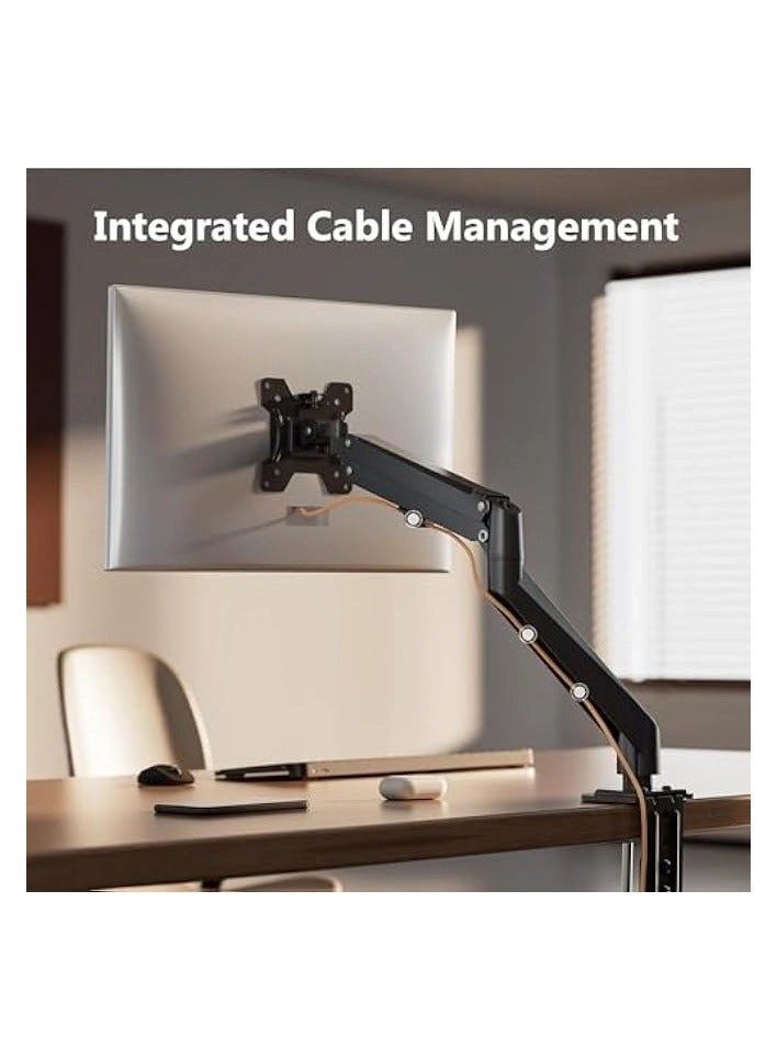 Single Monitor Arm - Single 13-32 Inch VESA 75x75/100x100mm