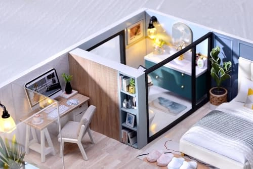 Miniature Dollhouse - Creative Room with Furniture