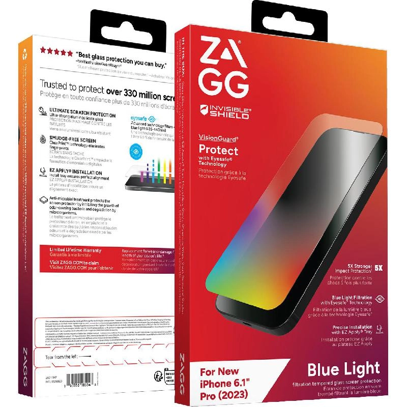 Clear Screen Protector for iPhone 15 Pro