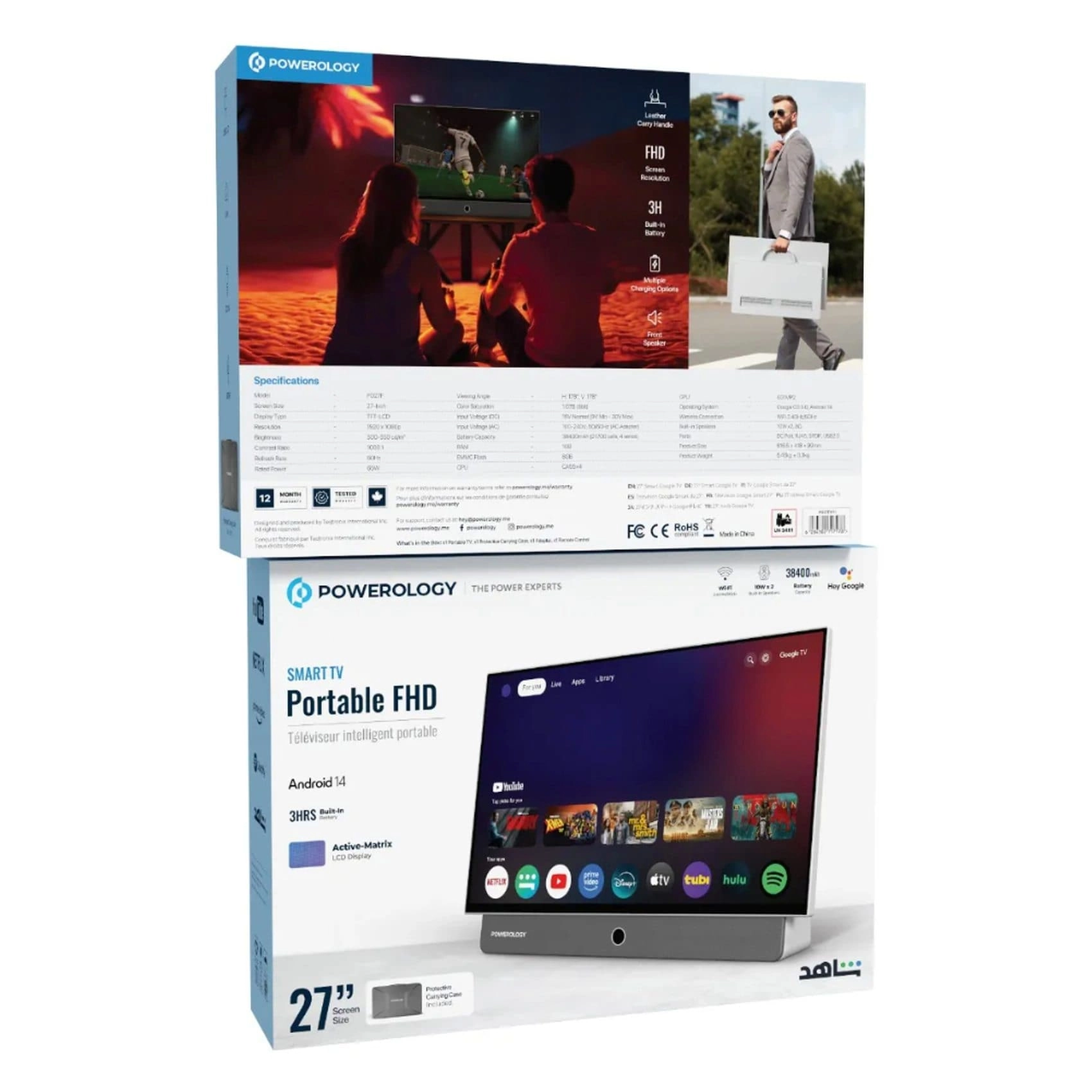 Portable Full HD LCD Smart TV