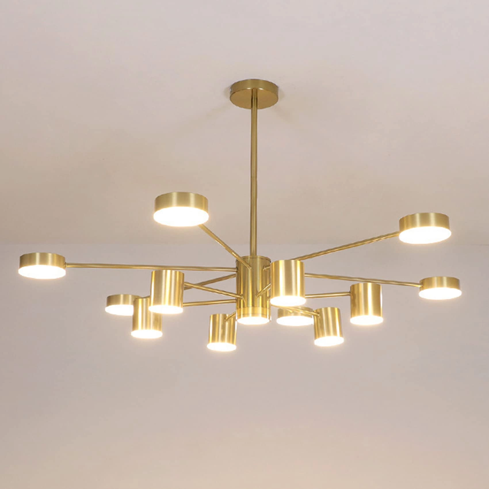 Sputnik Chandelier - white light neutral light warm light