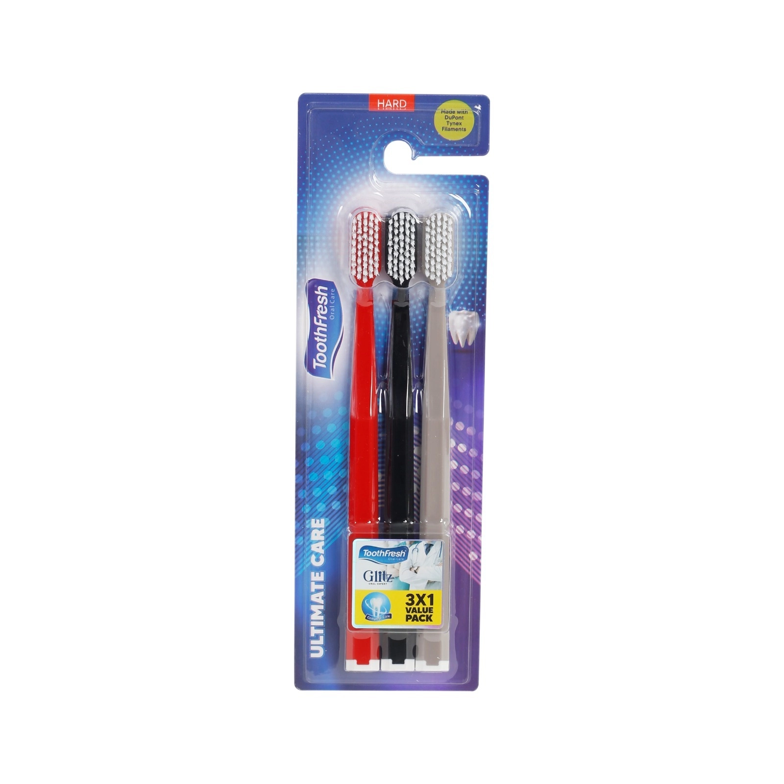 TOOTHFRESH Glitz - Medium 3-Piece Pack